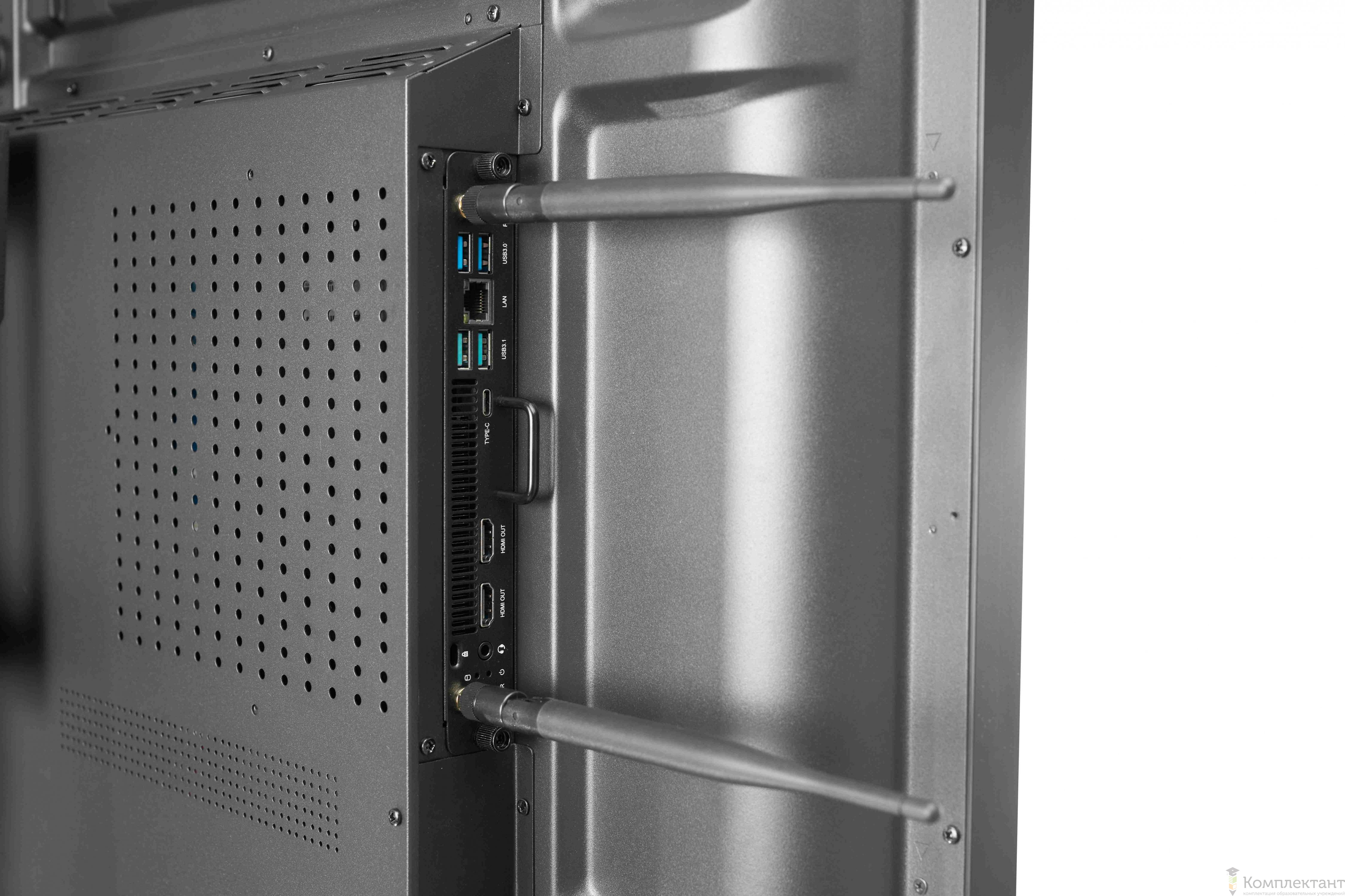 Интерактивная панель для школы Минпромторг Geckotouch 75RK + OPS 555 (Core i5 10 поколения, Win 10, 6 ядер, 12 потоков )